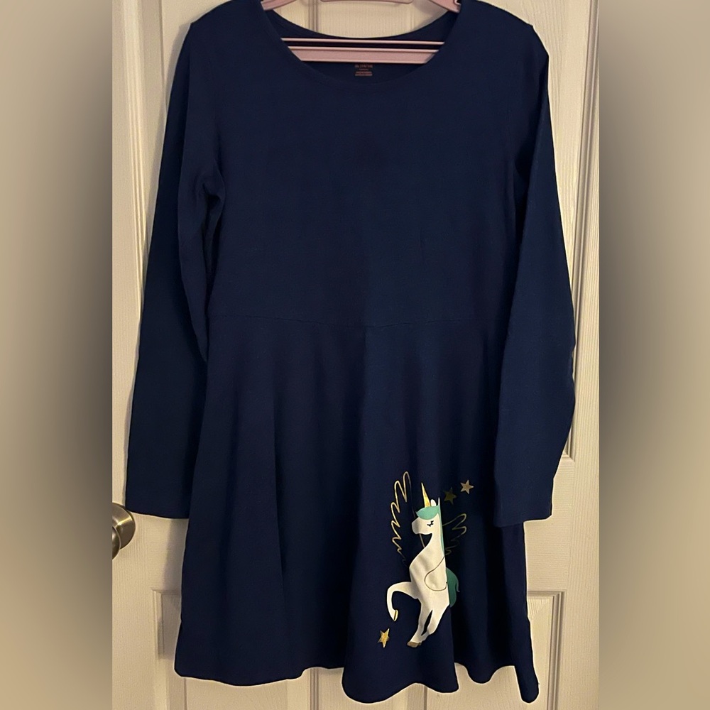 Cat and Jack unicorn dress, size 14-16